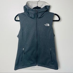 The North Face Shelbe Raschel Vest, Hooded, Fleece Lined EUC